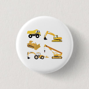 Bouw van Kinderen Ronde Button 3,2 Cm