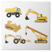 Bouw van Kinderen Tegeltje (Voorkant)