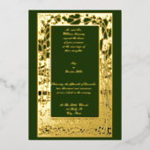 Bouw van  kunst en ambachtelijke boomvloten Band B Folie Uitnodiging (Voorkant)