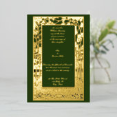 Bouw van  kunst en ambachtelijke boomvloten Band B Folie Uitnodiging (Staand Voorkant)