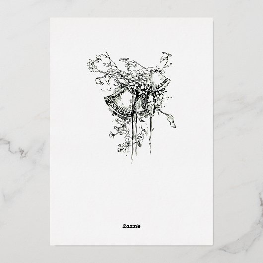 Bouw van  kunst en ambachtelijke boomvloten Band B Folie Uitnodiging (Achterkant)