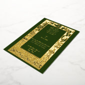 Bouw van  kunst en ambachtelijke boomvloten Band B Folie Uitnodiging (Gedraaid)