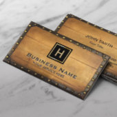 Bouw van meubelen Monogram  omlijst Visitekaartje