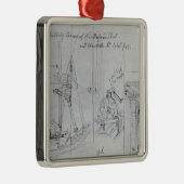 Bouw van nieuwe huizen metalen ornament (Rechts)