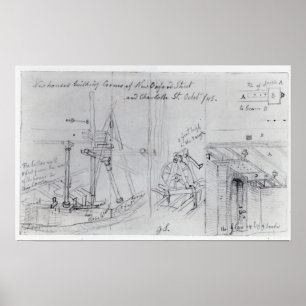 Bouw van nieuwe huizen poster