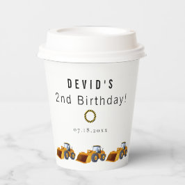 Bouw van papierbakken voor vrachtwagens papieren bekers