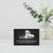 Bouw van semi-vrachtwagenvoertuigen visitekaartje (Staand voorkant)