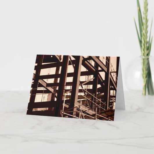 Bouw van staal Lijst Kaart (Voorkant)