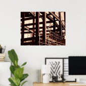 Bouw van staal Lijst Poster (Thuiskantoor)