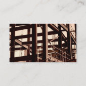 Bouw van staal Lijst Visitekaartje (Achterkant)