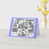  bouw van stoomschepen 1850 kaart (Gele Bloem)