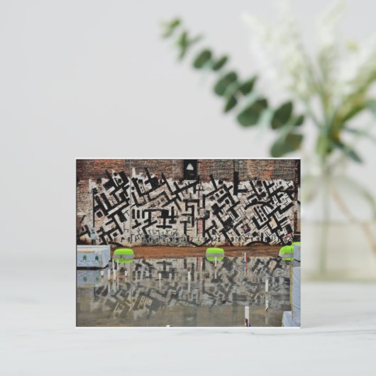 Bouw van vlotten in Capricorn Briefkaart (Staand voorkant)