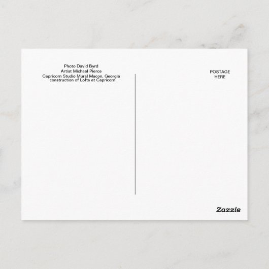 Bouw van vlotten in Capricorn Briefkaart (Achterkant)