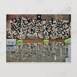 Bouw van vlotten in Capricorn Briefkaart