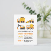 Bouw van voertuigen en vrachtwagens kaart (Staand voorkant)