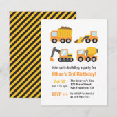 Bouw van voertuigen en vrachtwagens kaart (Voorkant / Achterkant)