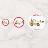 Bouw van vrachtwagen confetti (Voorkanten)