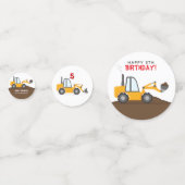 Bouw van vrachtwagen confetti (Achterkanten)