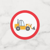 Bouw van vrachtwagen confetti (Kleine voorkant)