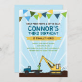 Bouw van vrachtwagen en trekkers kaart (Voorkant / Achterkant)