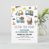 Bouw van vrachtwagen kaart (Staand voorkant)