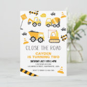 Bouw van vrachtwagen kaart (Staand voorkant)