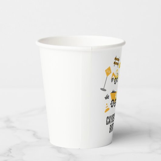 Bouw van vrachtwagen papieren bekers (Rechts)