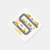 Bouw van vrachtwagen servet (Hoek)