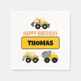 Bouw van vrachtwagen servet