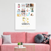 Bouw van vrachtwagens Baby Eerste jaar Foto collag Canvas Afdruk (Insitu (Woonkamer))