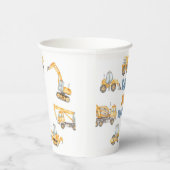 Bouw van vrachtwagens Birthday Party Papieren Bekers (Rechts)