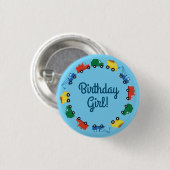 Bouw van vrachtwagens - Birthday Party Ronde Button 3,2 Cm (Voorkant /achterkant)
