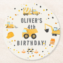 Bouw van vrachtwagens Birthday Party