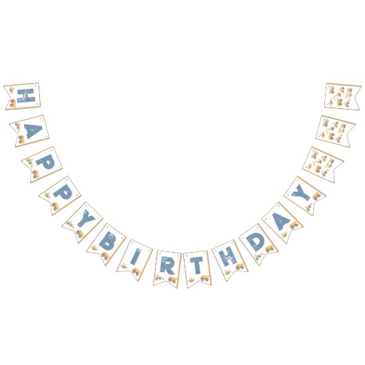 Bouw van vrachtwagens Birthday Party Vlaggetjes (Alle)