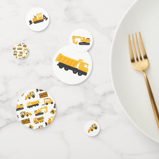 Bouw van vrachtwagens confetti (Groep)