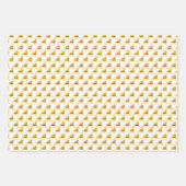 Bouw van vrachtwagens en Bulldozer Birthday Inpakpapier Vel (Voorkant)