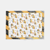 Bouw van vrachtwagens en voertuigen fleece deken (Voorkant (Horizontaal))