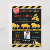 Bouw van vrachtwagens met vrachtwagens kaart (Voorkant)