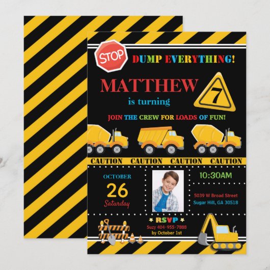 Bouw van vrachtwagens met vrachtwagens kaart (Voorkant / Achterkant)