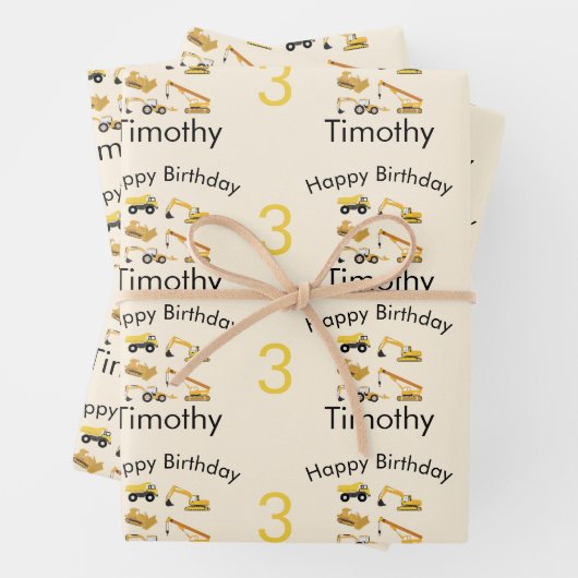 Bouw van vrachtwagens Naam & ouderdom Inpakpapier Vel (In situ)