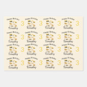 Bouw van vrachtwagens Naam & ouderdom Inpakpapier Vel (Voorkant)