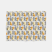 Bouw van vrachtwagens, opbergsysteem en Baby pomp, Fleece Deken (Voorkant (Horizontaal))