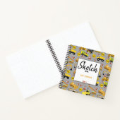Bouw van vrachtwagens Patroon Kinder Sketchbook Notitieboek (Binnen)