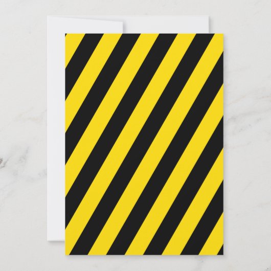 Bouw van vrachtwagens Theme Birthday Party Kaart (Achterkant)