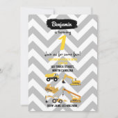 Bouw van vrachtwagens - uitnodiging (Voorkant)