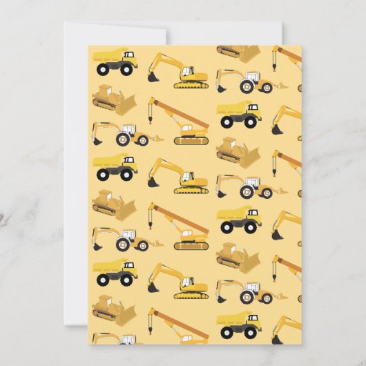 Bouw van vrachtwagens - uitnodiging (Achterkant)