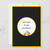 Bouw van vrachtwagens voor de geboorte kaart (Achterkant)