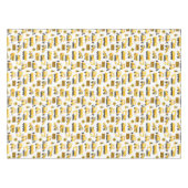 Bouw van vrachtwagens: wit patroonpatroon tafelkleed (Voorkant (Horizontaal))