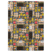 Bouw van wegen klembord (Achterkant)