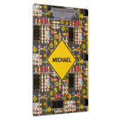 Bouw van wegen klembord (Rechts)